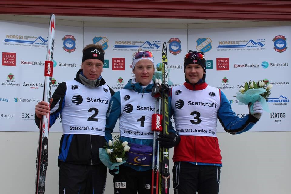 Tommy Grøtte, Anders Trønsdal Lyngstad og Johan Eirik Meland. Foto: Os IL